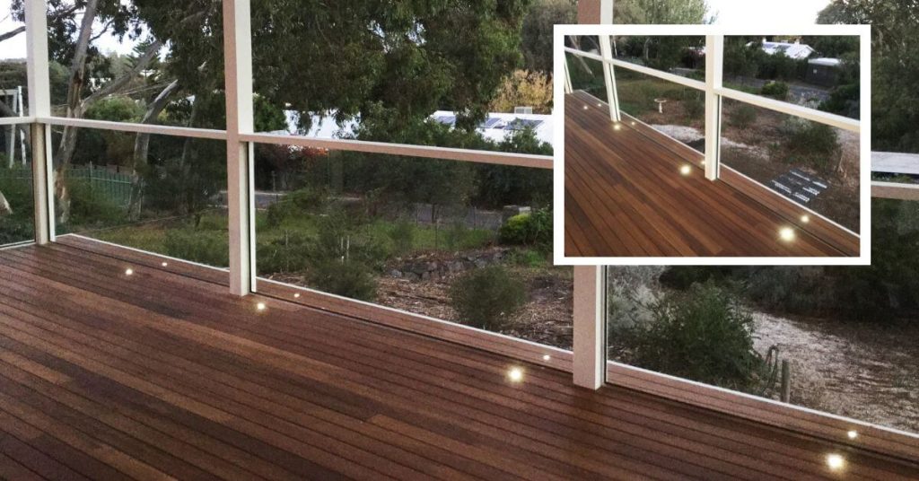 Recessed deck lighting